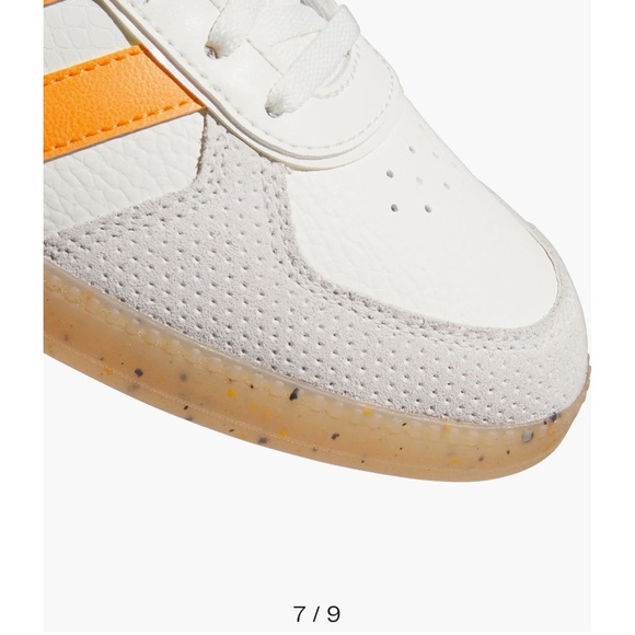 Adidas Woman’s White and Orange Sneakers - Picture 6 of 6